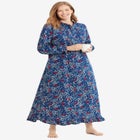 Long Flannel Nightgown  image number null