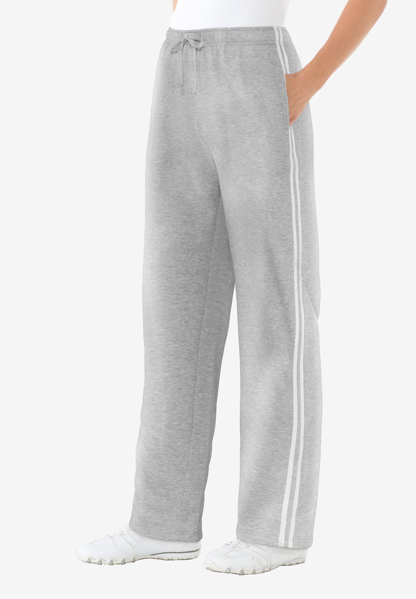 Better-Fleece Side-Stripe Pull-On Sweatpants image number 0