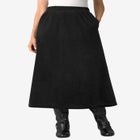 Velour A-Line Skirt image number null