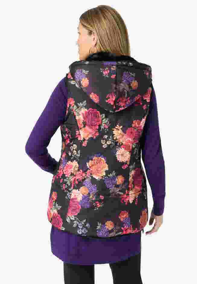 Reversible Faux Fur Vest image number 1