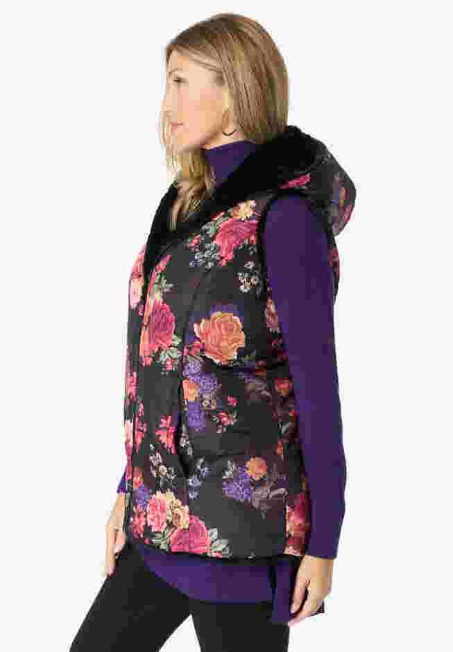 Reversible Faux Fur Vest image number 2