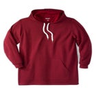 Fleece longer-length pullover hoodie image number null