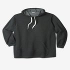 Fleece longer-length pullover hoodie image number 0