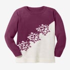 Snowflake Jacquard Pullover Sweater image number null
