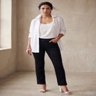 Comfort Waist Stretch Denim Straight-Leg Jean image number 0