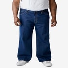 Side-Elastic Wide Leg 5-Pocket Jeans image number null