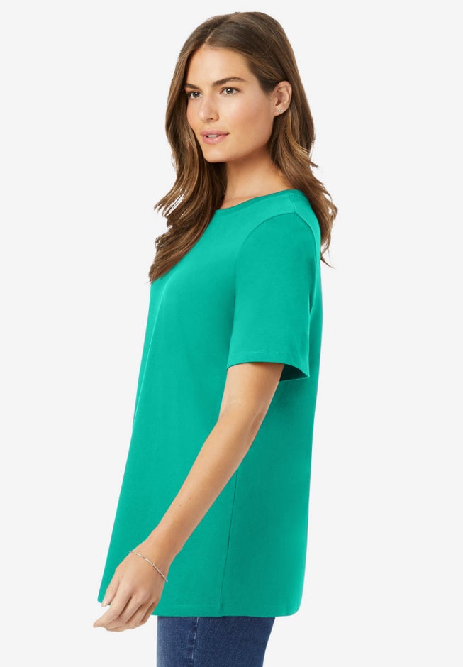 Perfect Short-Sleeve Crewneck Tee image number 2