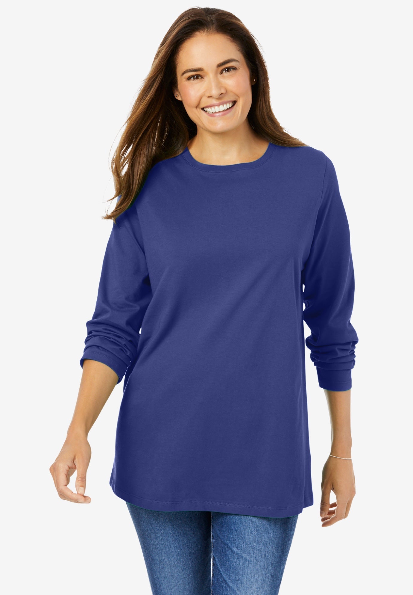 Perfect Long-Sleeve Crewneck Tee image number 0