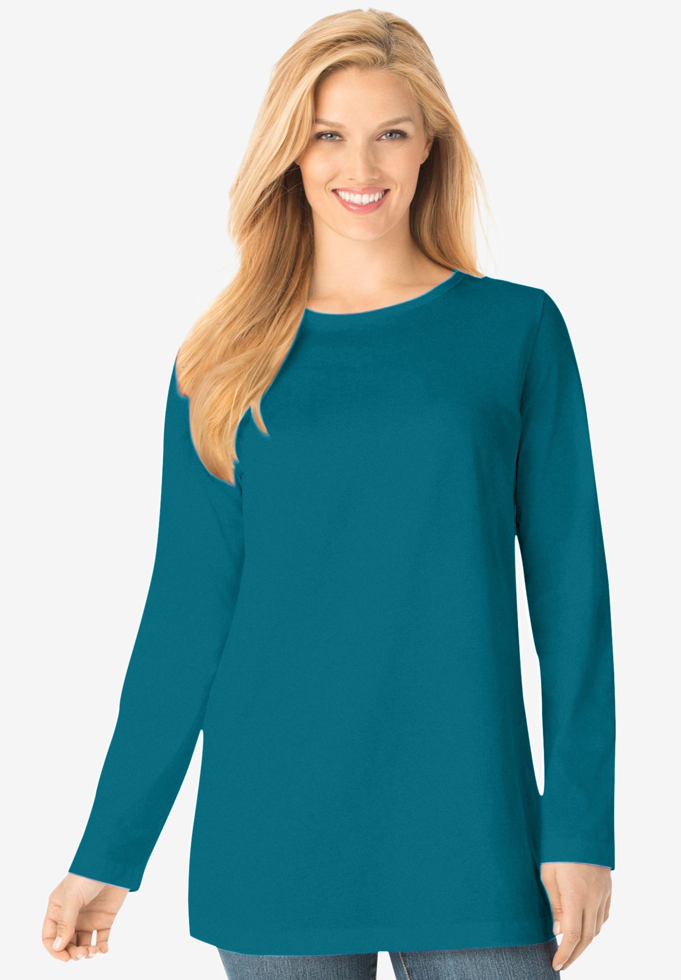 Perfect Long-Sleeve Crewneck Tee image number 0