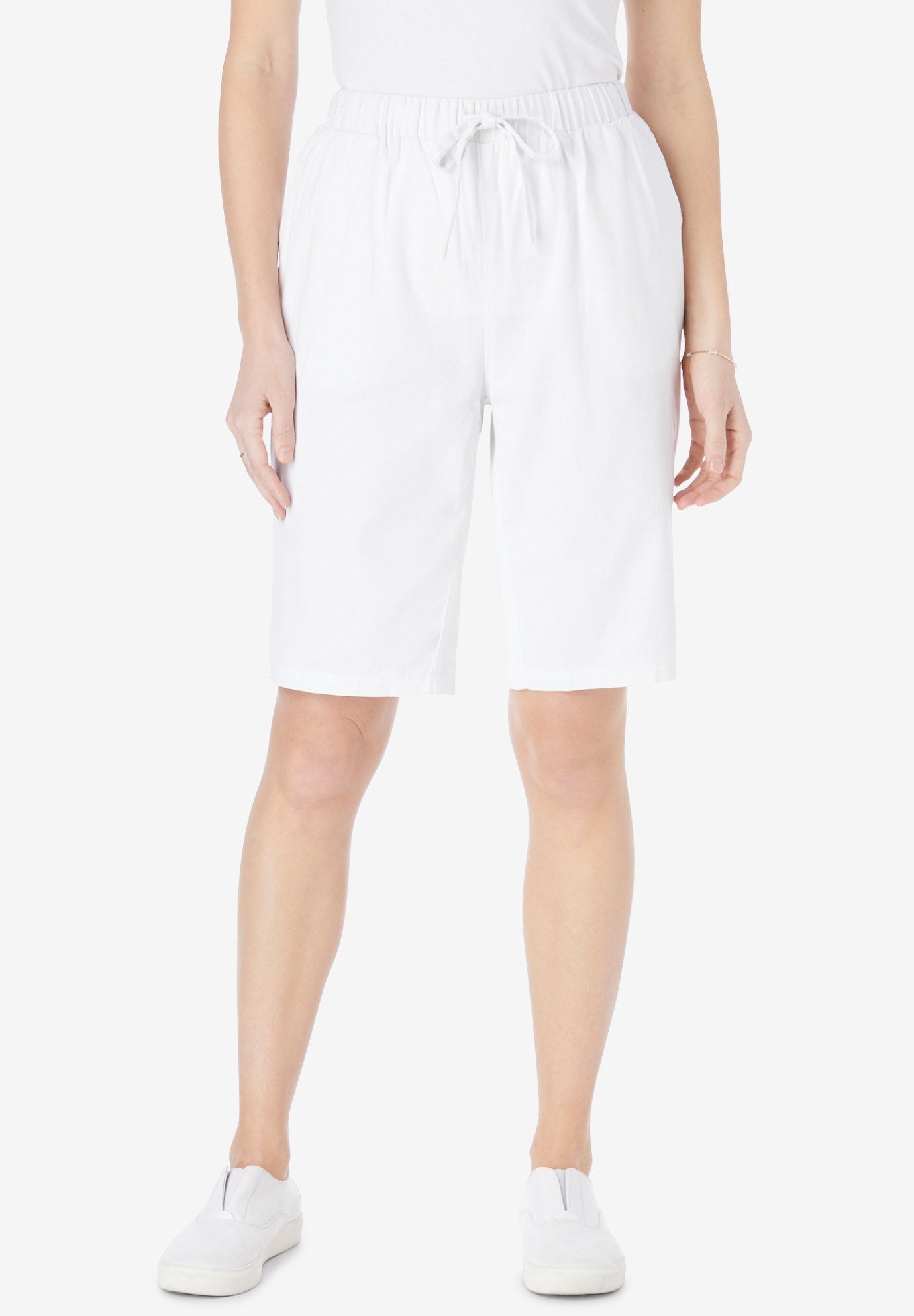 Drawstring Denim Short image number 0