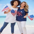 Americana Kangaroo Pocket Tee image number null