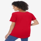 Cuffed Americana Print Tee image number 1