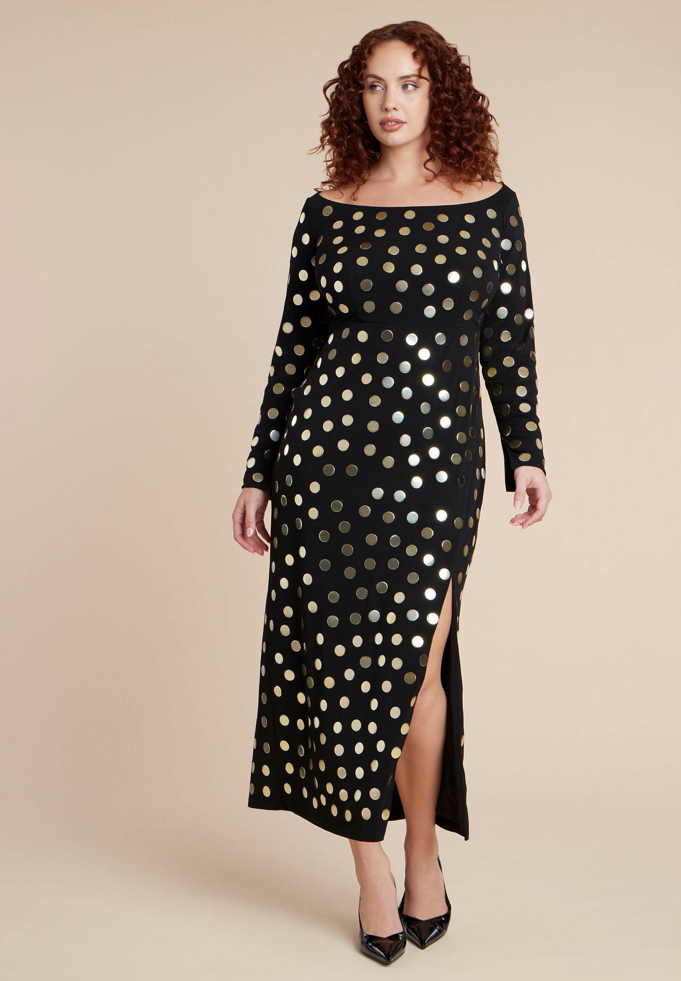  Studded Maxi Dress image number 1