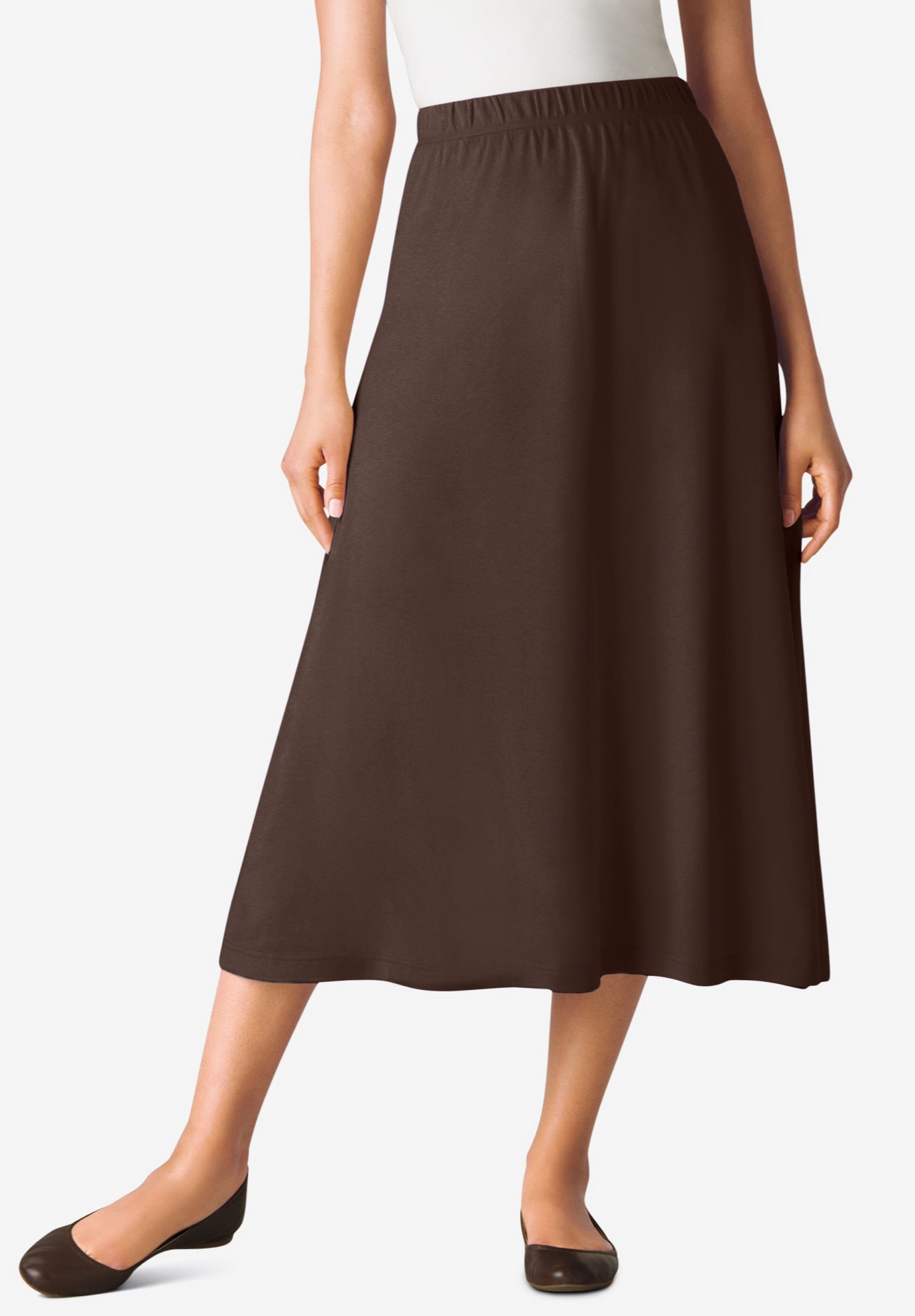 7-Day Knit A-Line Skirt image number 0