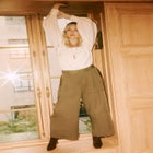 High-Rise Wide-Leg Cargo Pants image number null