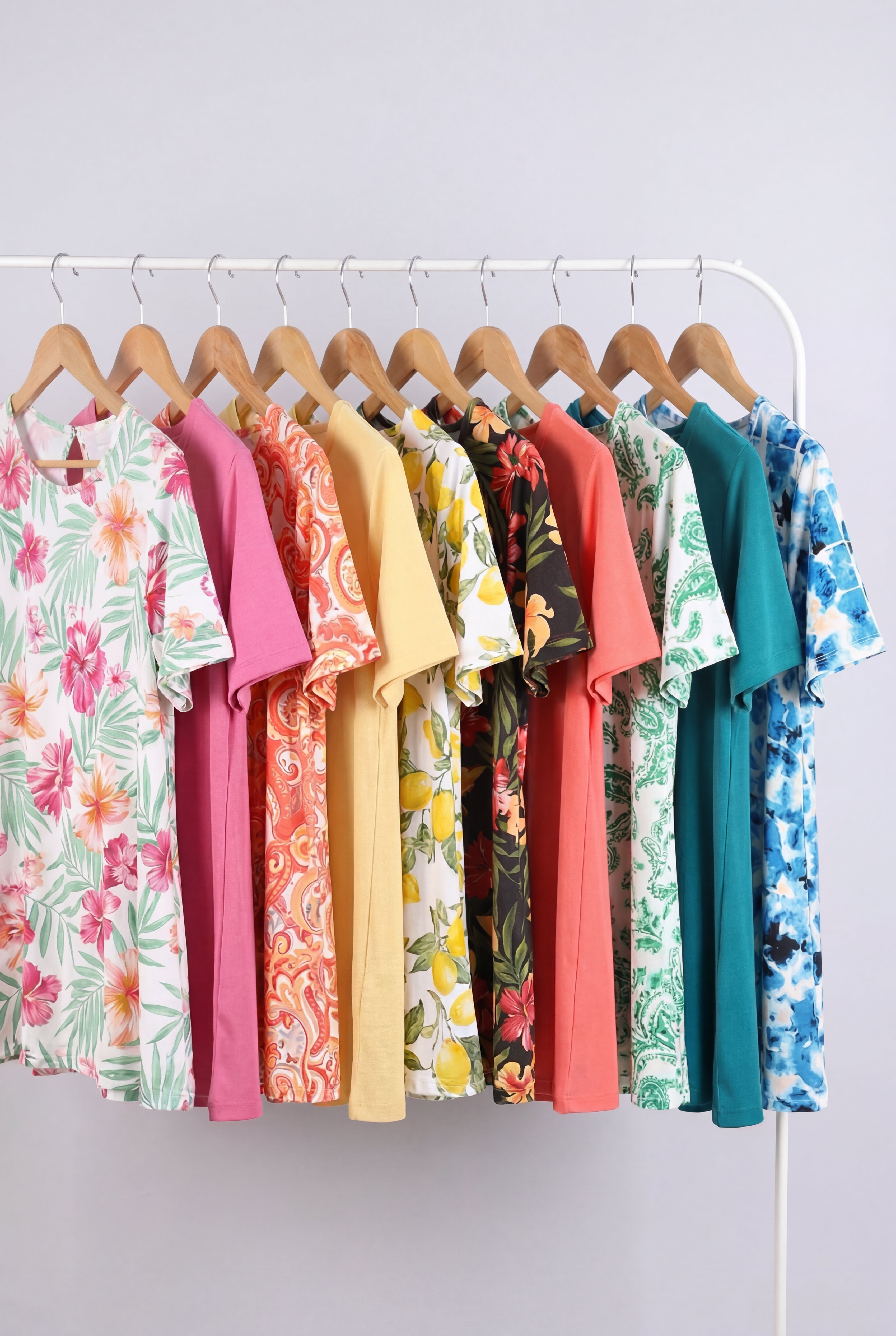Plus Size Ultimate Cotton Crewneck Short Sleeve Swing Tee image number 5