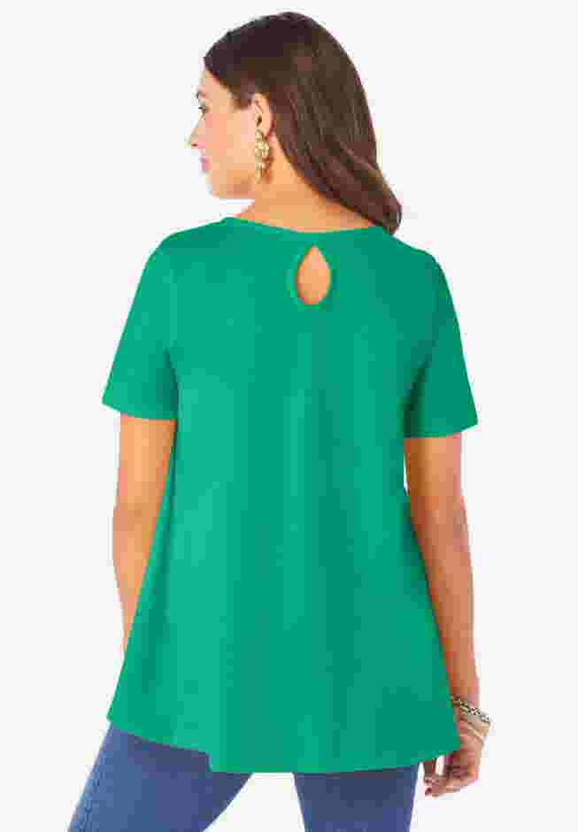 Ultimate Swing Tee with Keyhole Back image number 1