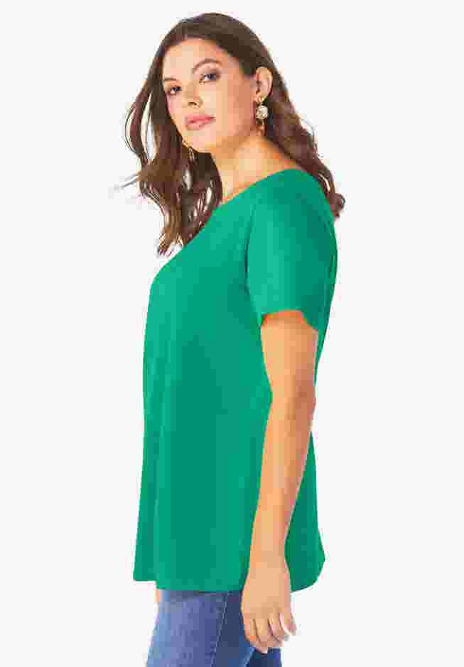 Ultimate Swing Tee with Keyhole Back image number 2