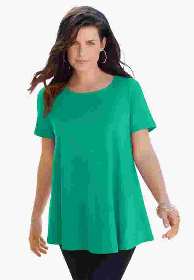 Ultimate Swing Tee with Keyhole Back image number 0