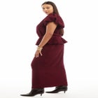 Textured Knit Column Midi Skirt image number 2