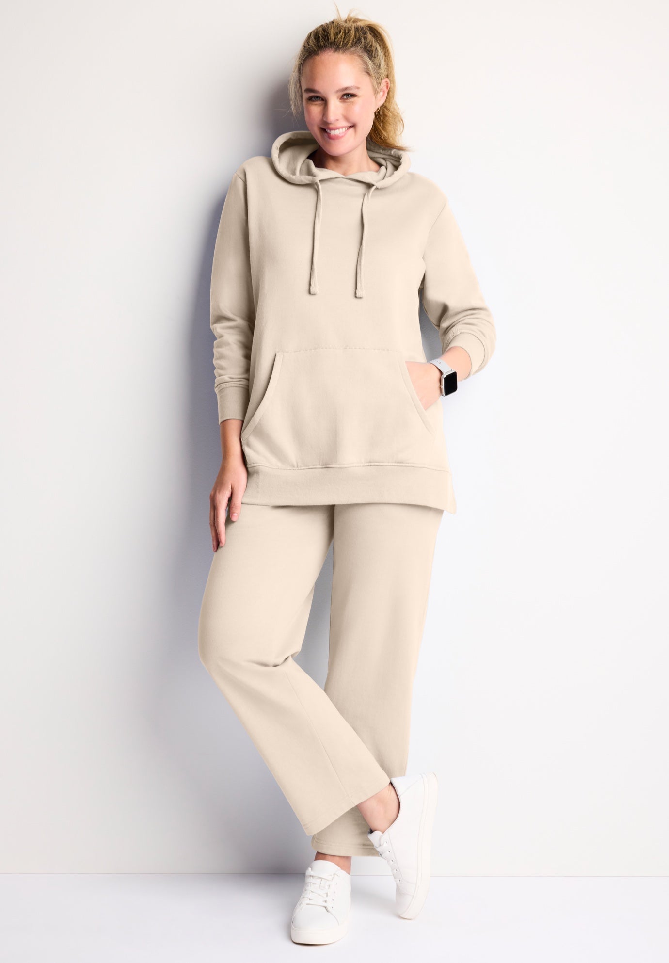 Fleece Hoodie Pocket Sweatshirt image number 0