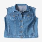 Stretch Denim Vest image number null