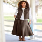 Stretch Denim Vest image number null