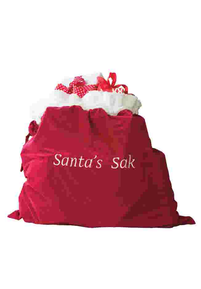 Velour Santa Sak image number 0