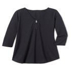 Three-Quarter Sleeve Zipper Tunic image number null