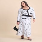 Intarsia Trumpet Sweater Skirt image number null