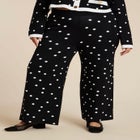 Polka Dot Intarsia Pant image number null
