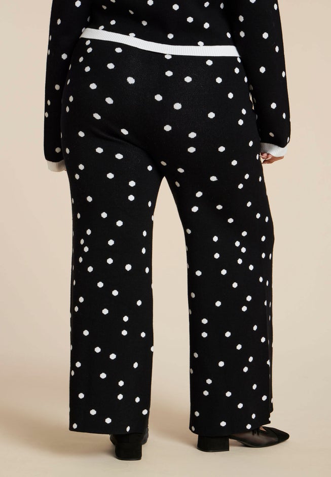 Polka Dot Intarsia Pant image number 2