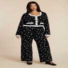 Polka Dot Intarsia Pant image number null