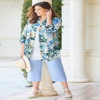 Classic Linen Buttonfront Shirt image number null