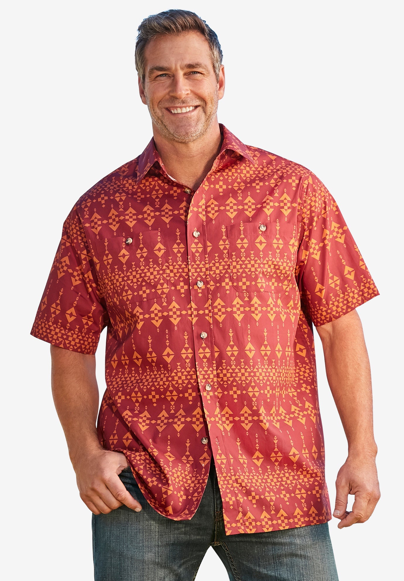 Easy Care Woven Sport Shirt image number 0