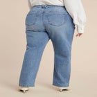 Diamond Sparkle Straight Leg Jean image number null