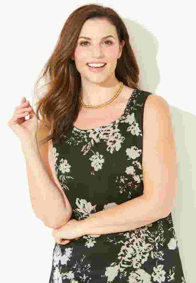 All A-Flutter Chiffon Jacket Dress image number 5
