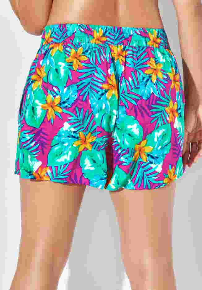 Emma Tie-Front Beach Shorts image number 1