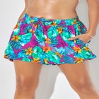 Emma Tie-Front Beach Shorts image number null