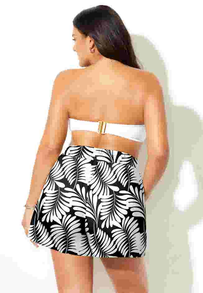 Emma Tie-Front Beach Shorts image number 1