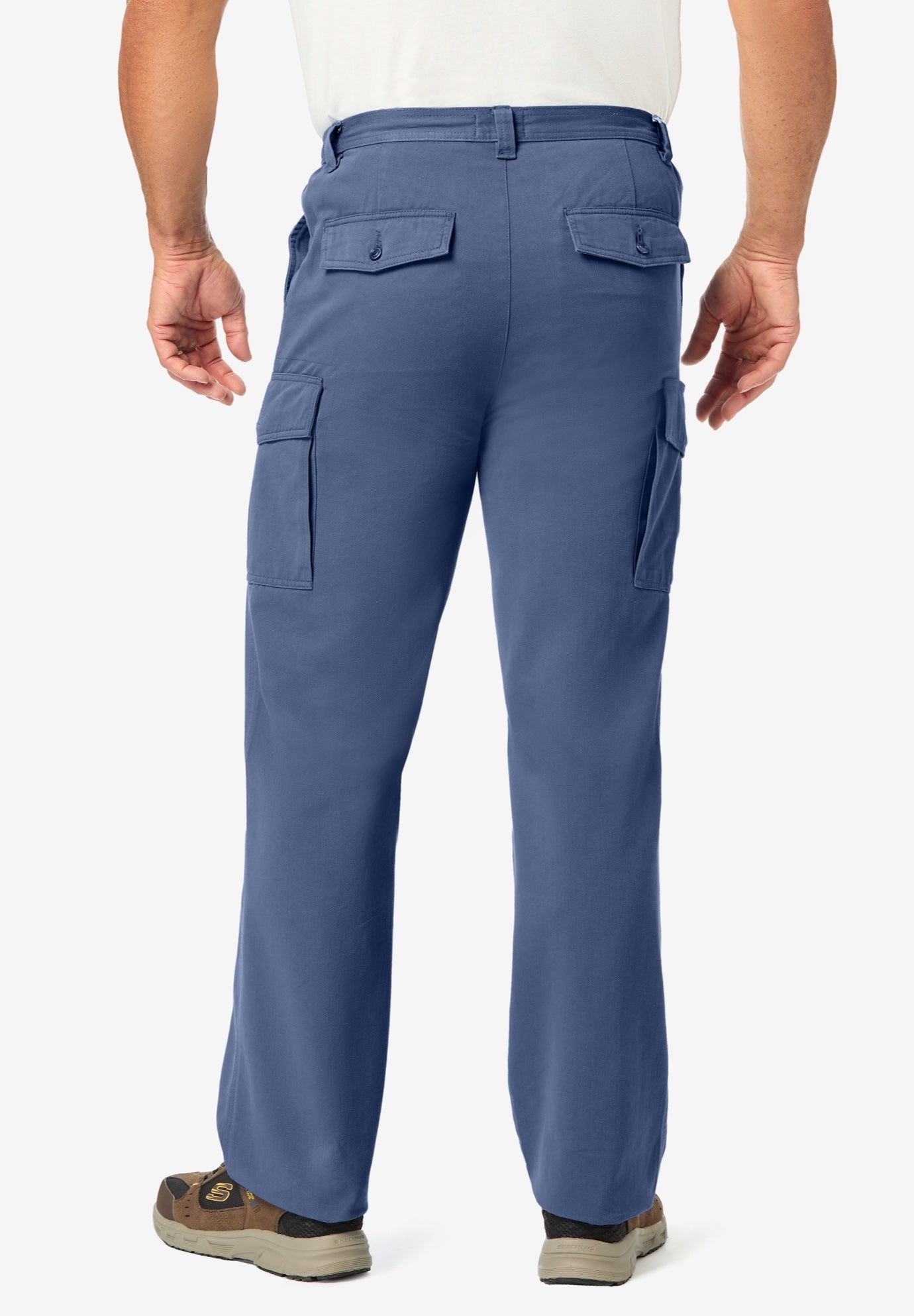 Renegade Side-Elastic Waist Cargo Pants image number 1