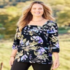 Ultra-Soft Square-Neck Tee image number null