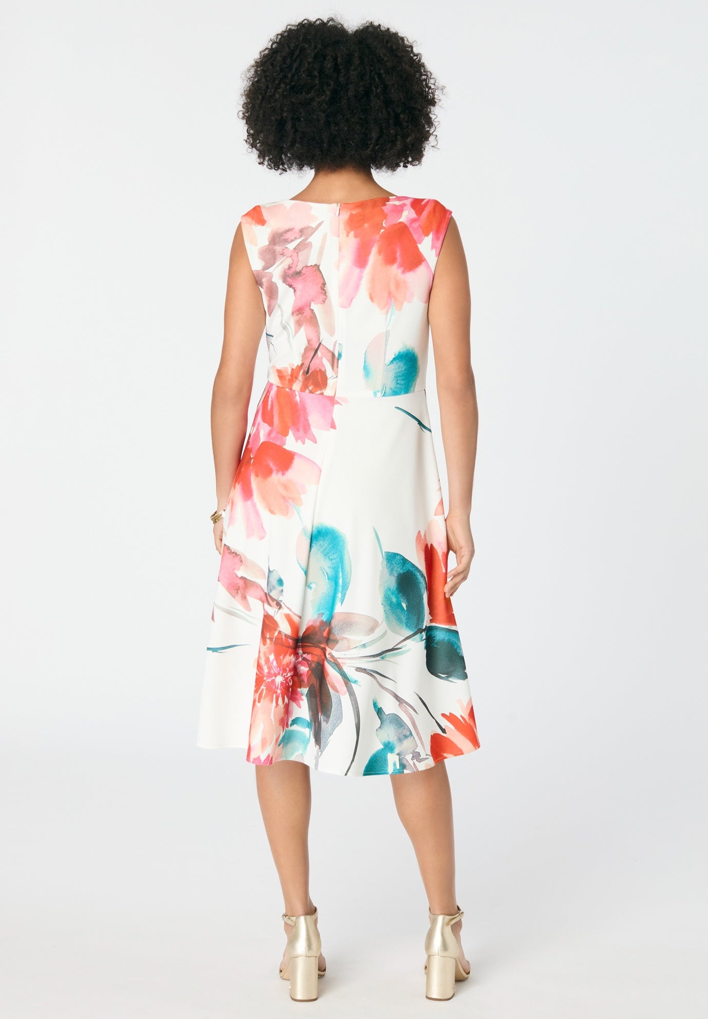 Fit-and-Flare Tank Dress image number 1