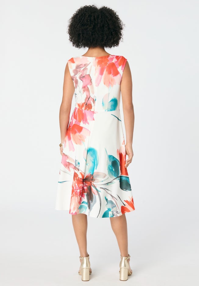 Fit-and-Flare Tank Dress image number 1