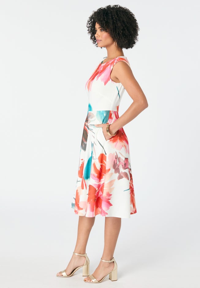 Fit-and-Flare Tank Dress image number 2