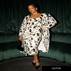Faux Pony Hair Tank Dress image number null