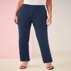 Bi-Stretch Straight Leg Pants image number null