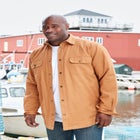 Flannel-Lined Twill Shirt Jacket image number null