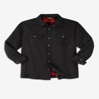 Flannel-Lined Twill Shirt Jacket image number null