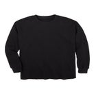 Waffle-Knit Thermal Crewneck Tee image number null